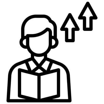 professional development outline icon