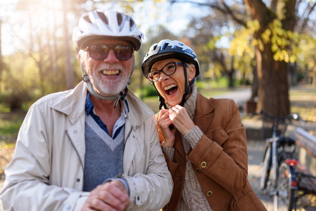 Can I Sell My Life Insurance Policy? - Senior couple outdoors smiling
