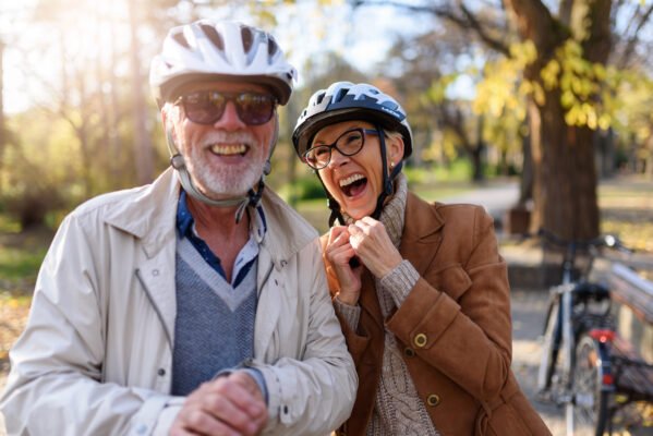 Can I Sell My Life Insurance Policy? - Senior couple outdoors smiling